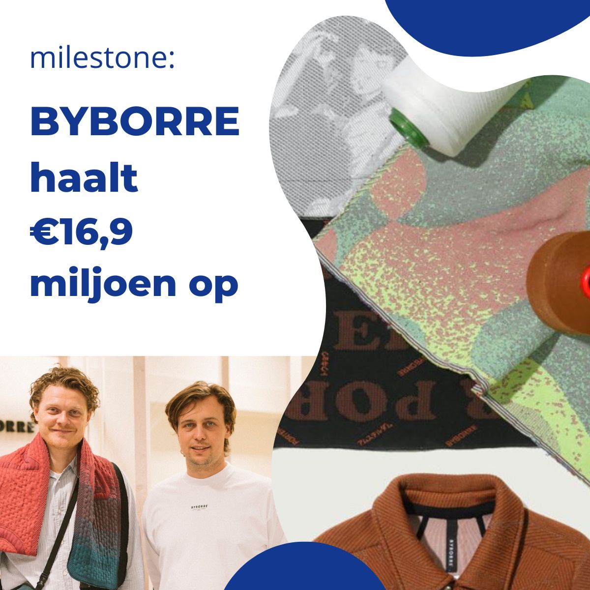 Byborre, a Dutch Textile Innovation Studio, Has Completed Its €16.9 Million B Round Financing