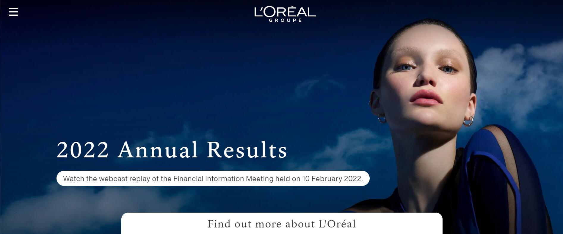 L ‘Oreal FY 2022 Sales Rose 18.5% to €38.3 billion, Holding More Than 30% of China’s Luxury Beauty Market