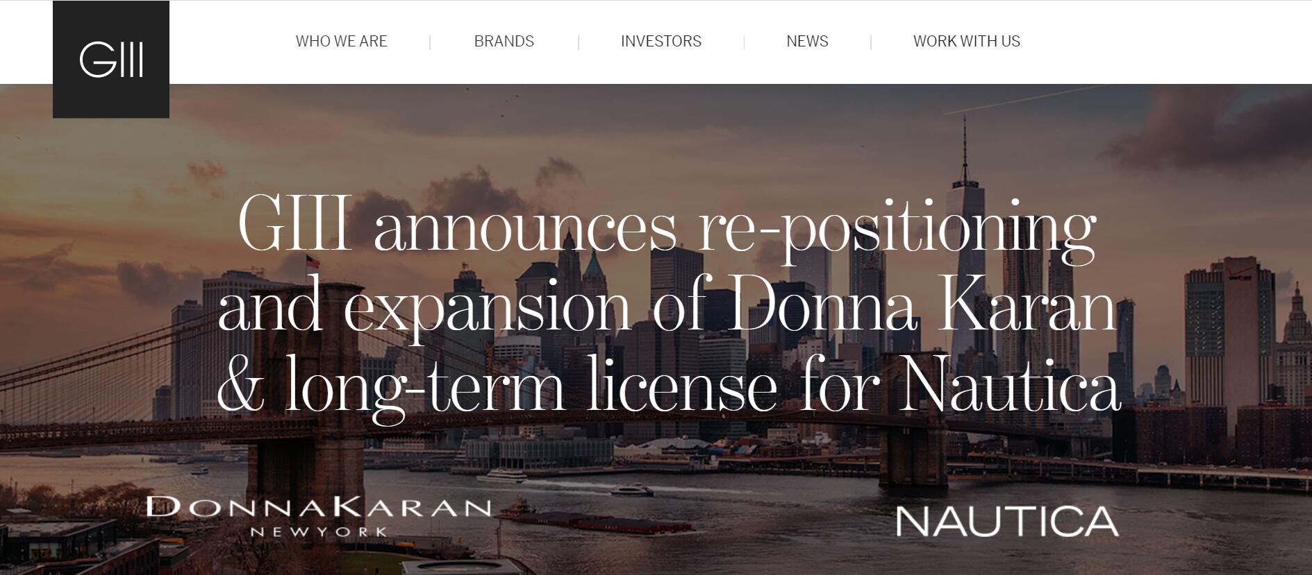 G-III Sees 16.6% Sales Growth in FY2023: Plans Donna Karan Expansion to $500 million, Signs Nautica License