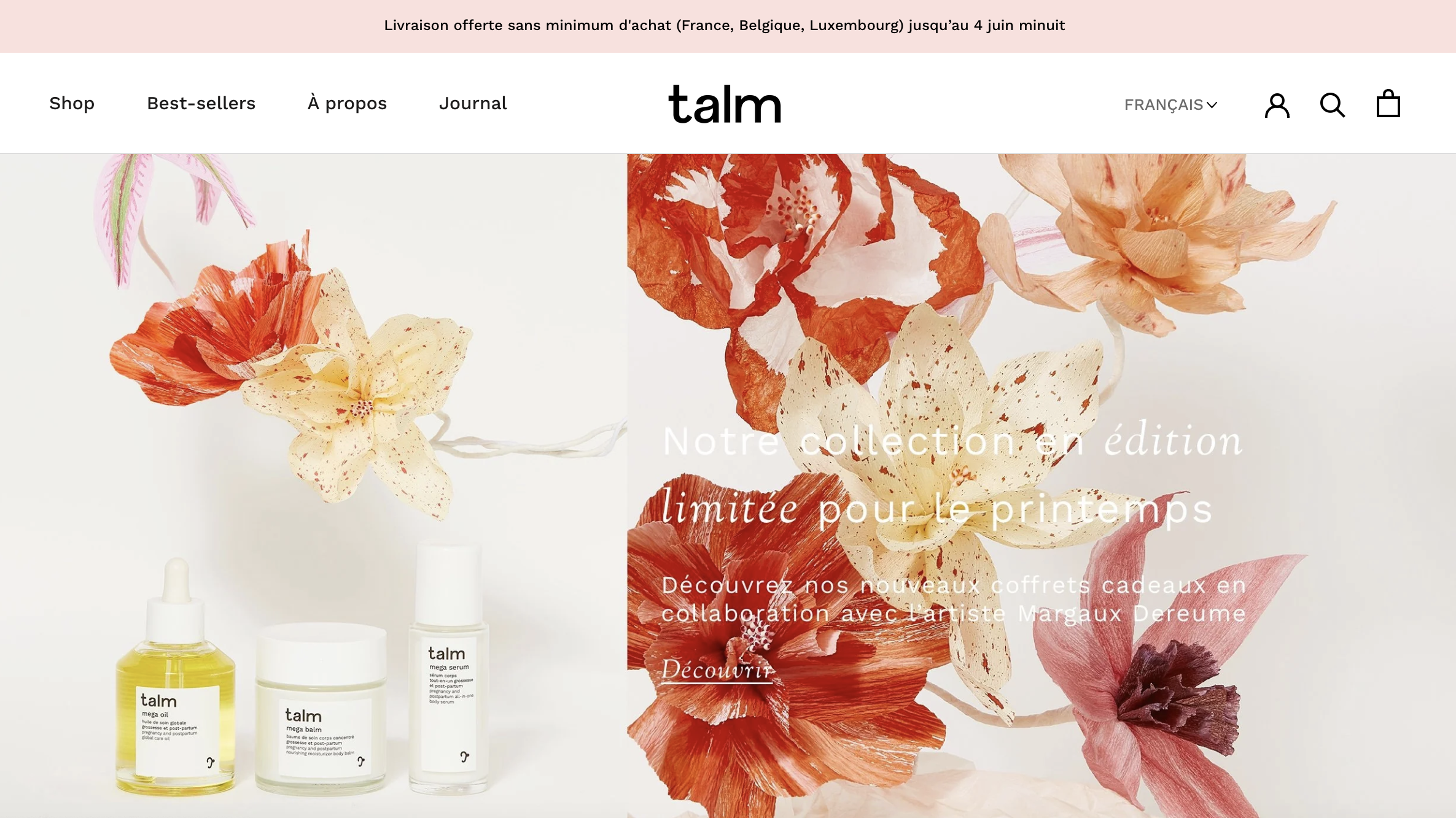 talm, French Maternal and Baby Skincare Brand, Secures Investment from Caudalie Founders