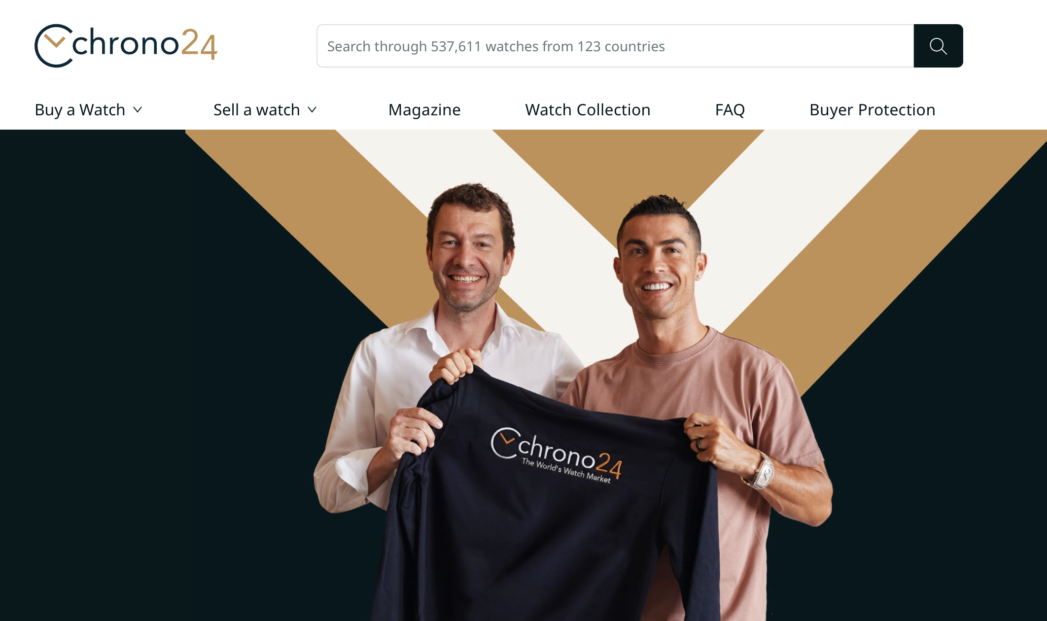 Cristiano Ronaldo Invests in Chrono24, the World’s Largest Luxury Watch E-commerce Platform