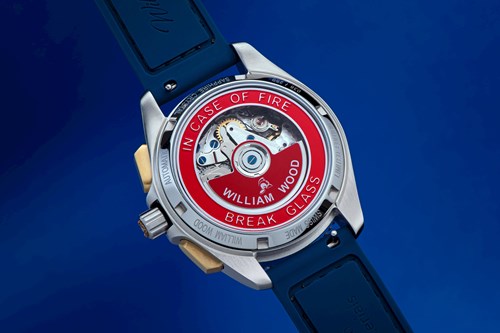 Inspired by Firefighting, William Wood Watches Partners with Watches of Switzerland
