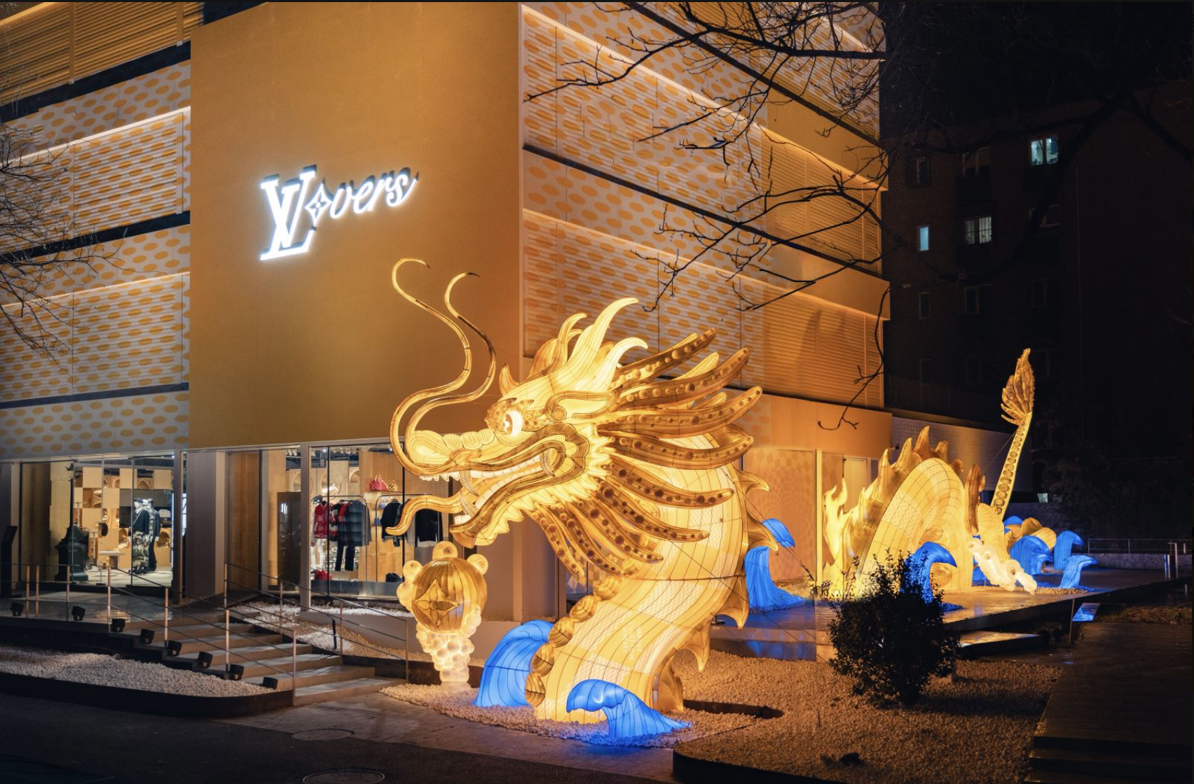 Louis Vuitton Opens New Pop-Up for the Chinese Dragon Year