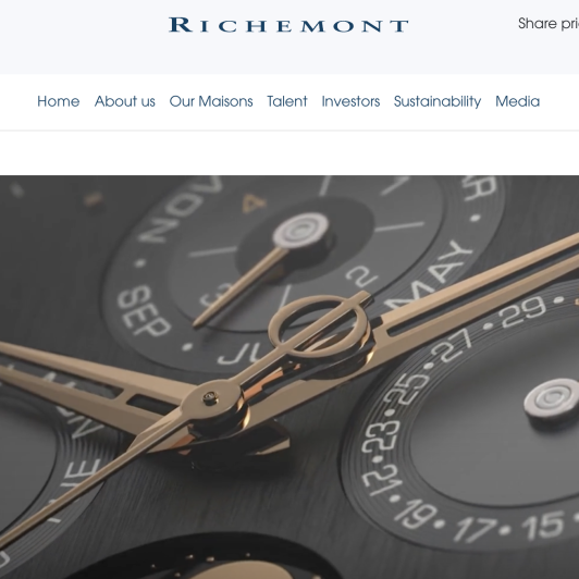 Richemont’s Revenue Grew by 8%, Sustained Recovery of Demand in China Still Needs Time
