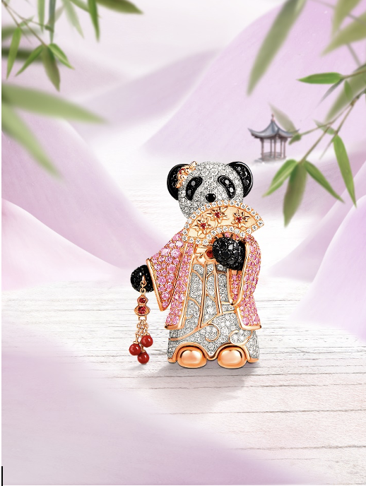 Qeelin Fuses Hanfu Style with High Jewelry: Limited-Edition Hanfu Bo Bo Pendant