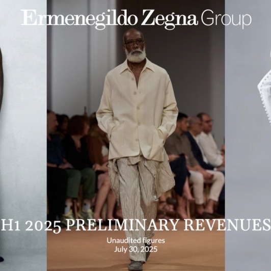 Zegna Group’s Total Revenue Down 3% Year-on-Year in H1; Greater China Declines 16.2%