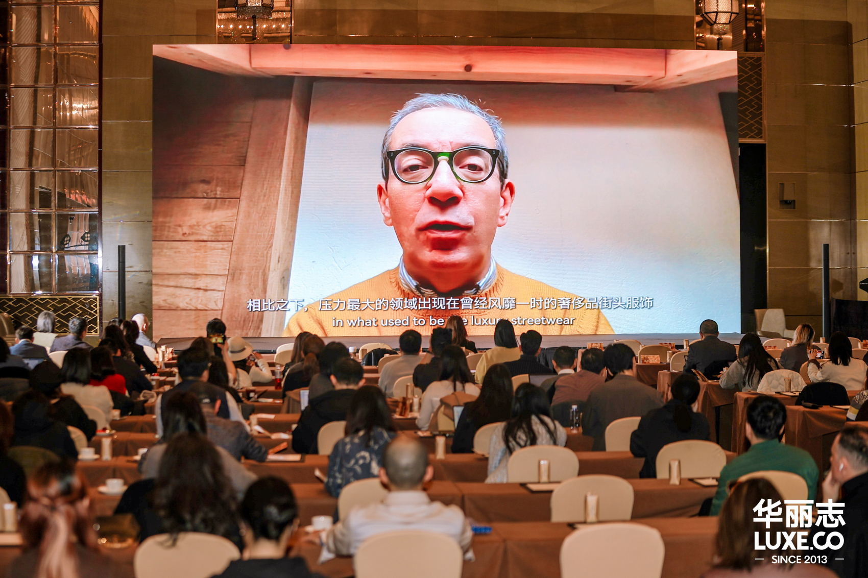 A Sightful Presentation by Luca Solca, Head of Global Luxury Goods Bernstein, at the LUXE.CO Forum