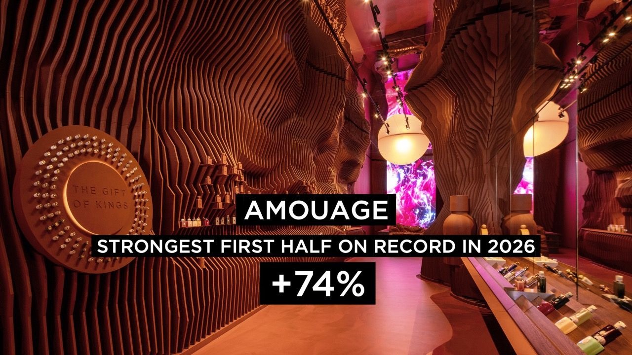 Chinese Market Sales Soar 286% as Omani Luxury Fragrance Brand Amouage’s Global Retail Sales Rise 74% to $360 Million in H1