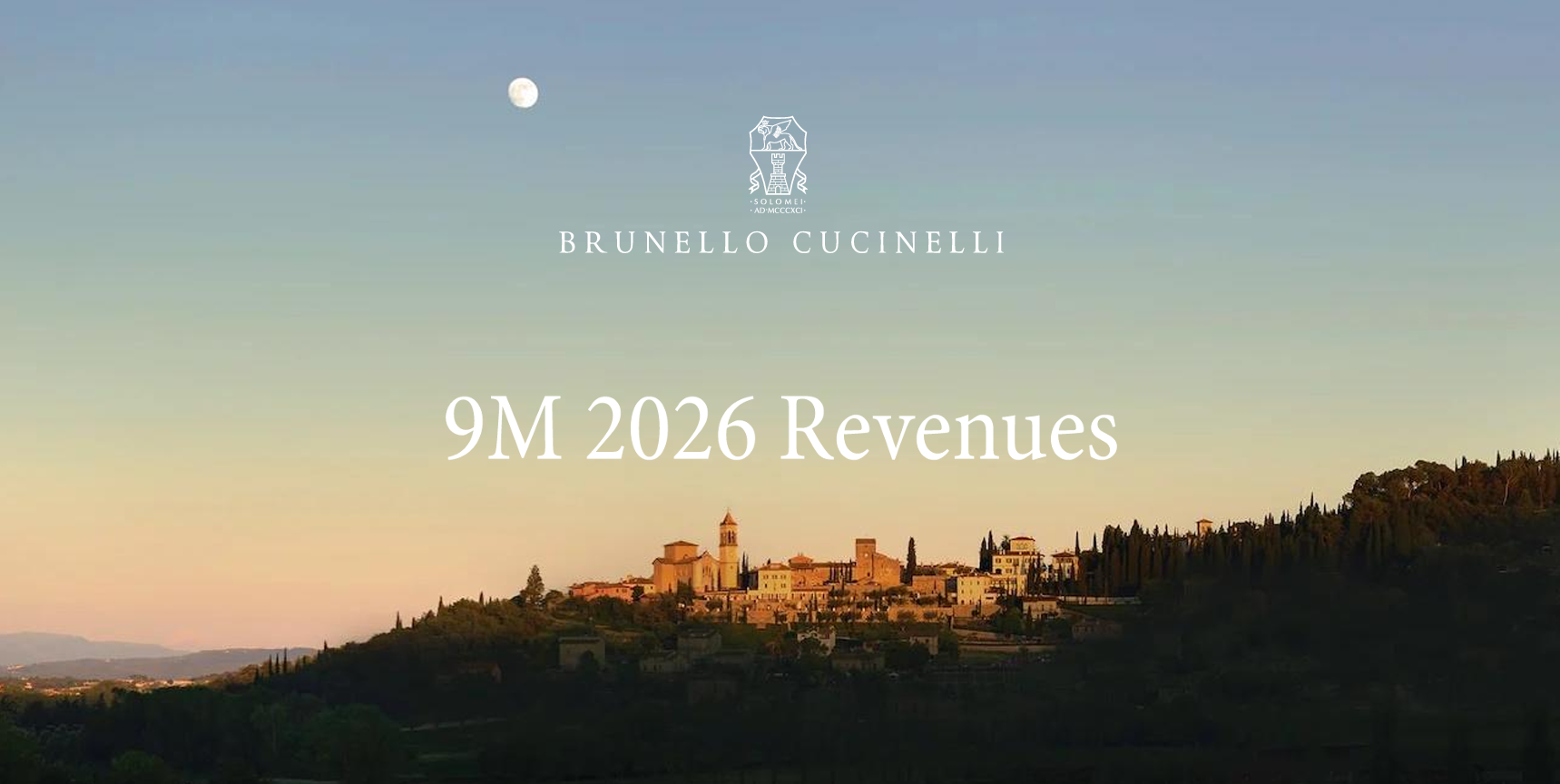 Brunello Cucinelli’s Latest Quarterly Results: Revenue Up 13.5%, with a Strong Contribution from China